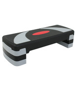 30&quot; Aerobic Step Platform Stepper Adjust 4&quot;-6&quot;-8&quot; Fitness Step Exercise ... - $60.99