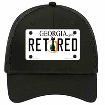 Retired Georgia Novelty Black Mesh License Plate Hat - £22.80 GBP