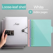 2021 a4 a5 b5 transparent loose leaf binder notebook inner core cover note book journal thumb200
