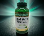 Natures Bounty Red Yeast Rice 600mg 250 Capsules Herbal Health EXP 1/2026 - $19.59