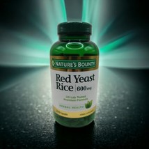 Natures Bounty Red Yeast Rice 600mg 250 Capsules Herbal Health EXP 1/2026 - $19.59