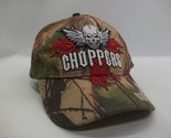 Choppers Camo Hat Camouflage Hook Loop Baseball Cap - £15.61 GBP