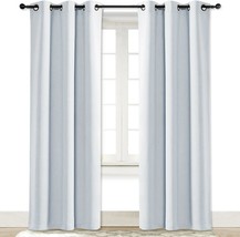 Cloud Grey Window Curtain And Drape By Nicetown (1 Panel, 42 By 84), Easy Care - £27.64 GBP