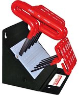 Eklind Tool Cush Grip Hex T-Key Set-10pc. Inch w/Stand 6&quot; Arm - $52.19