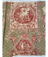 Le Loup Toile' fabric by Zoffany Remnant Craft Project England Print - $57.42