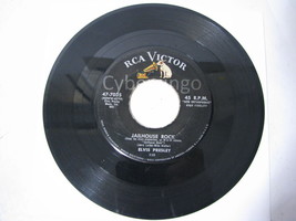 Jailhouse Rock Treat Me Nice Elvis Presley 45 rpm Record 1956 Vintage - £15.28 GBP