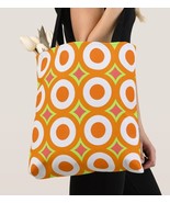 1960s Retro Swinging London-Style &quot;Citron&quot; Tote Bag - 16&quot;l x 16&quot;w - £19.63 GBP