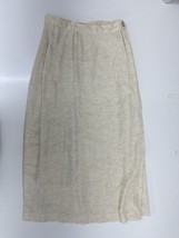 Casablanca Womens Skirt Size 6 Ivory Midi Vintage - $13.98