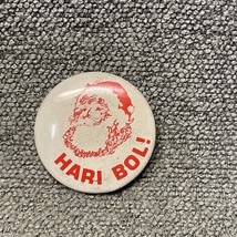 Hari Bol! Santa Claus Vintage Lapel Pin Hari Bol Haribol Paulich Spec Bu... - $9.89