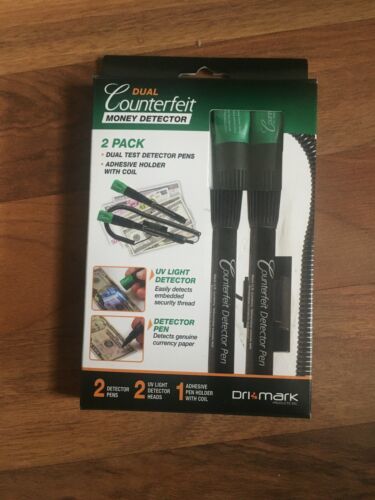 Dual Test The Original Smart Money Pen W UV LED Cap Counterfeit Detector... - $39.48