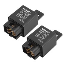 uxcell 2 Pcs Z1507091/4 4 Pin DC 12V 40A Universal Car Vehicle Motor Fuse Relay  - £14.38 GBP