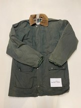 XZET Vintage Used Wax Jacket in Green S Small Armpit/armpit 22&quot; (wx130) - £20.89 GBP