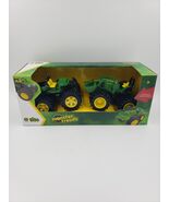 TOMY John Deere Kids Monster Treads Gator &amp; Loader Tractor Set - €18,25 EUR