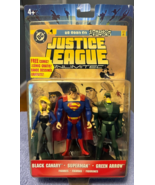 Justice League Unlimited Black Canary Superman Green Arrow Figure Set w/... - £23.76 GBP
