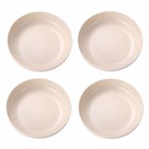 Golandstar 5.7 Inch 4pcs Set Unbreakable Tableware Round Food Plate Dish Saucer  - $12.73