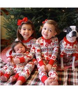Moose pajamas kids family Xmas, matching Christmas pjs, Holidays family ... - £47.02 GBP