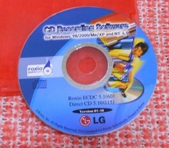 Roxio Creator CD Recording Software, ECDC 5.1 / Direct 5.10, LG + FREE Gift - £9.47 GBP