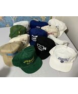Vintage 12 Farm Agricultural Trucker Baseball Style Caps Adjustable MOST... - $24.41 CAD