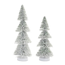 Flocked Bottle Brush Tree (Set of 2) - $48.44