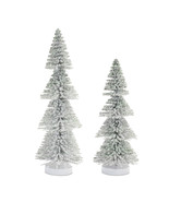 Flocked Bottle Brush Tree (Set of 2) - $968.90 MXN