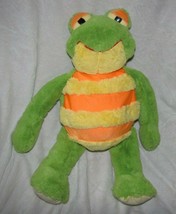 Frog Mushabelly Chatter Floppy Plush Jay At Play Toys 2006 Rumer Yellow Orange - $31.67