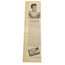 Tampax Tampons Print Ad Vintage 1955 Not Old Fashioned Womens Health - £11.77 GBP