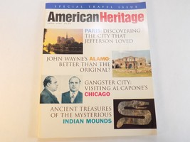 AMERICAN HERITAGE MAGAZINE APRIL 1995 46/2 ALAMO, CAPONE&#39;S CHICAGO INDIA... - $4.94