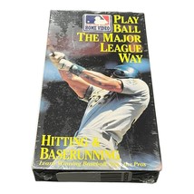 Play Ball the Major League Way Hitting And Baserunning VHS MLB 1991 Vide... - £5.22 GBP