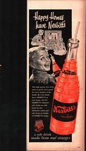 Vintage 1954 Nesbitt&#39;s Print Ad: Happy Homes Love It, Made From Real Oranges a8 - £21.65 GBP