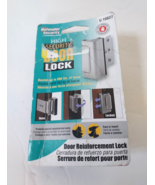 DEFENDER SECURITY U-10827 High Security Door Reinforcement Lock Brushed ... - $14.83