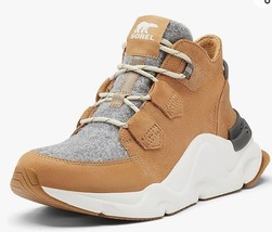 SOREL Kinetic RNEGD Caribou Waterproof Sneakers in Tawny Buff, Sz 6.5, NEW! - $79.19