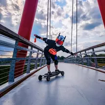 OMW Hussar Street/All-Terrain Carbon Flexible Electric Skateboards Suita... - €1.192,28 EUR