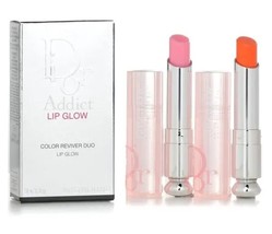 Christian Dior Addict Lip REVIVER DUO GLOW Coral Pink Gloss Balm 001 004... - $520.33 MXN