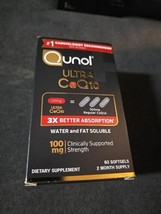 Qunol Ultra CoQ10 100 mg 60 Softgels Egg-Free, Fish Free, Gluten-Free - £22.97 GBP