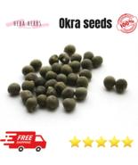 Premium Organic Dried Okra Seeds Natural بذور البامية - $25.80 CAD+