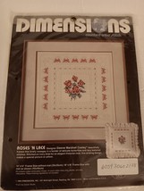 Dimensions 3610 Roses &#39;N Lace by Dawne Marshall Cooley Counted Cross Sti... - £23.63 GBP