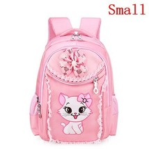 Cute Girls School Bags Children Schoolbag Orthopedic Primary Cartoon Cat School  - £42.94 GBP