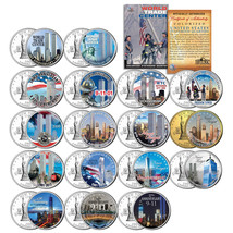 World Trade Center * Anniversary * Colorized Ny Quarters Us 21-Coin Set 9/11 Wtc - £44.70 GBP