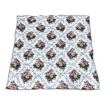 Longaberger Floral Napkin Replacement Rose Vine Trellis Single Pink Flowers - $9.94