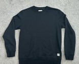 Kuegou Men&#39;s Long Sleeve Black Sweatshirt LARGE Men&#39;s Shirt Hoodie - £15.48 GBP