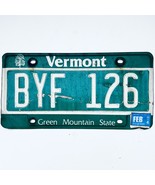 2004 United States Vermont Green Mountain Passenger License Plate BYF 126 - $27.14 CAD