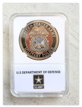 MP-Military Police Army Challenge Coin-Gold PL US Army, With Case Fast Shipping - £11.04 GBP