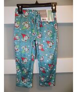 Berkley Jensen Teal W/Snow Angel Gnomes Minky Fleece Lounge Pants Size 4... - $311.28 MXN