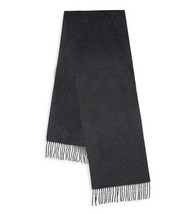 Mens Scarf Dockers Acrylic Fringed Gray Neck Wrap 12&quot; x 64&quot; NEW $30 - £7.83 GBP