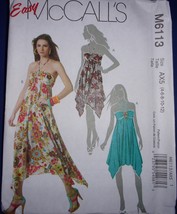 McCall’s Misses Dress In Two Lengths Size 4-12 #M6113 Uncut - £5.48 GBP