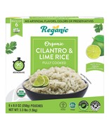 Reganic Cilantro &amp; Lime Organic Microwaveable Rice, 8.8oz (Pack of 6) - $323.93 MXN