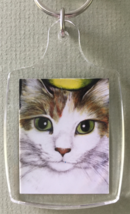 Small Cat Art Keychain - Wilson - $8.00
