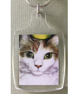 Small Cat Art Keychain - Wilson - £6.32 GBP