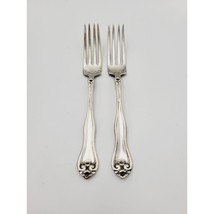 1881 Rogers Silverplate Dinner Forks 1910 Leyland Set of 2 Discontinued - $379.80 MXN