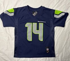 NFL Team Apparel Seattle Seahawks DK Metcalf Jersey Kids Large Blue #14 ... - $15.00